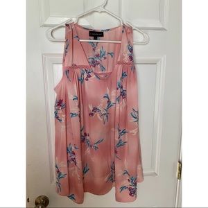 Lane Bryant floral tunic top